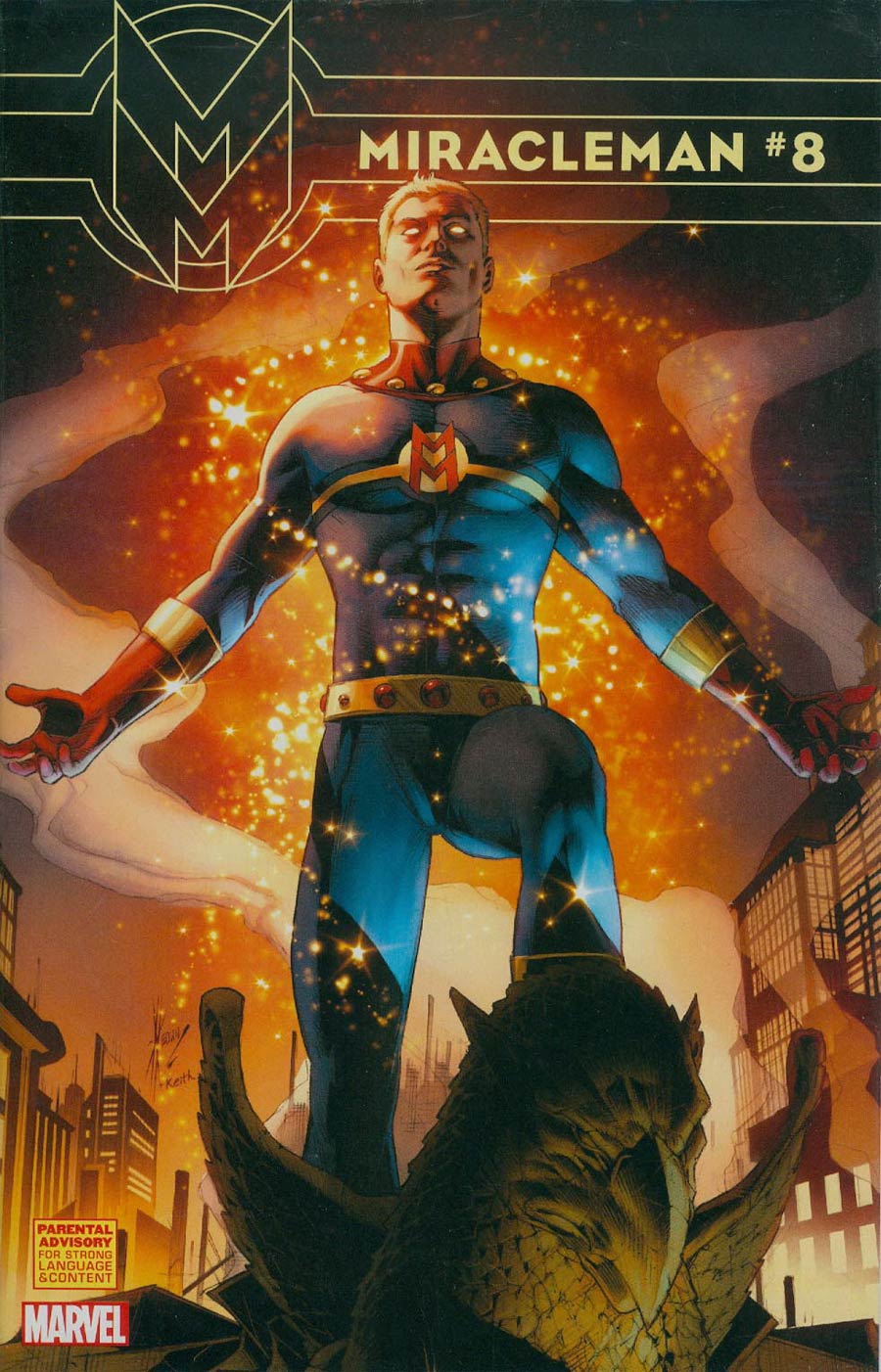 Miracleman (Marvel) #8 Cover F Incentive Dale Keown Variant Cover Without Polybag