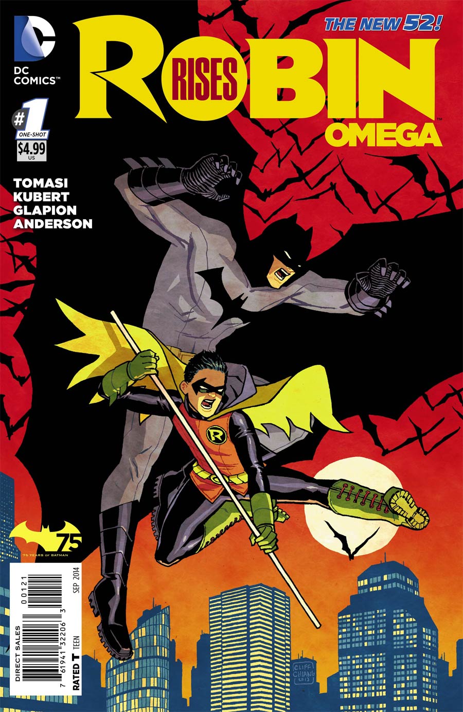 Robin Rises Omega #1 Cover B Incentive Cliff Chiang Variant Cover