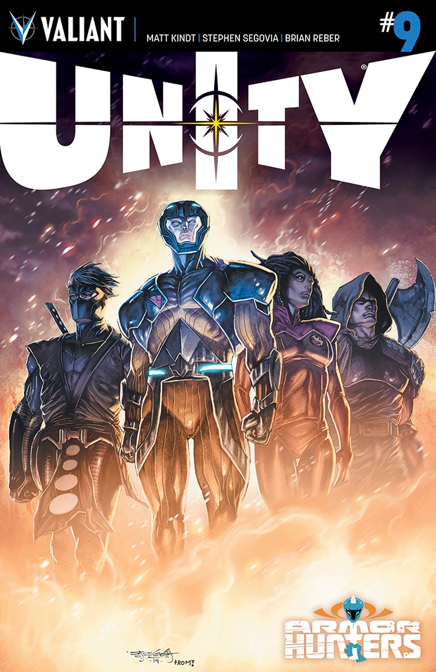 Unity Vol 2 #9 Cover C Incentive Stephen Segovia Variant Cover (Armor Hunters Tie-In)