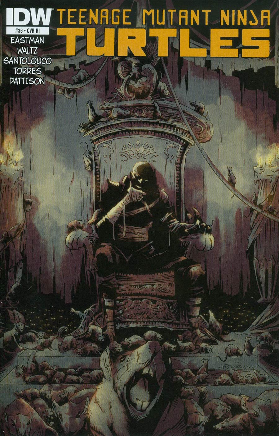 Teenage Mutant Ninja Turtles Vol 5 #36 Cover C Incentive Mark Torres Variant Cover