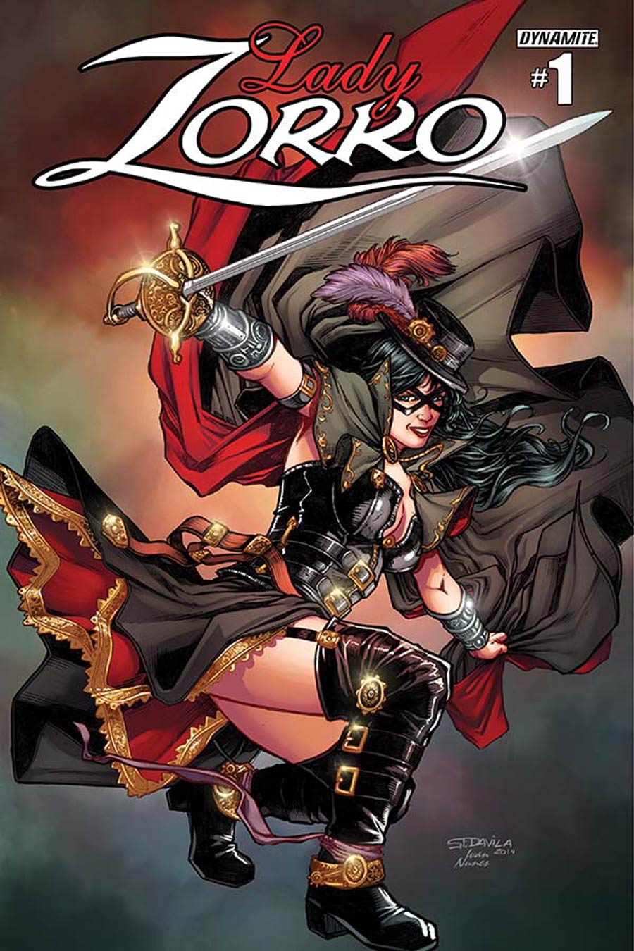 Lady Zorro #1 Cover C Incentive Sergio Fernandez Davila Steampunk Variant Cover