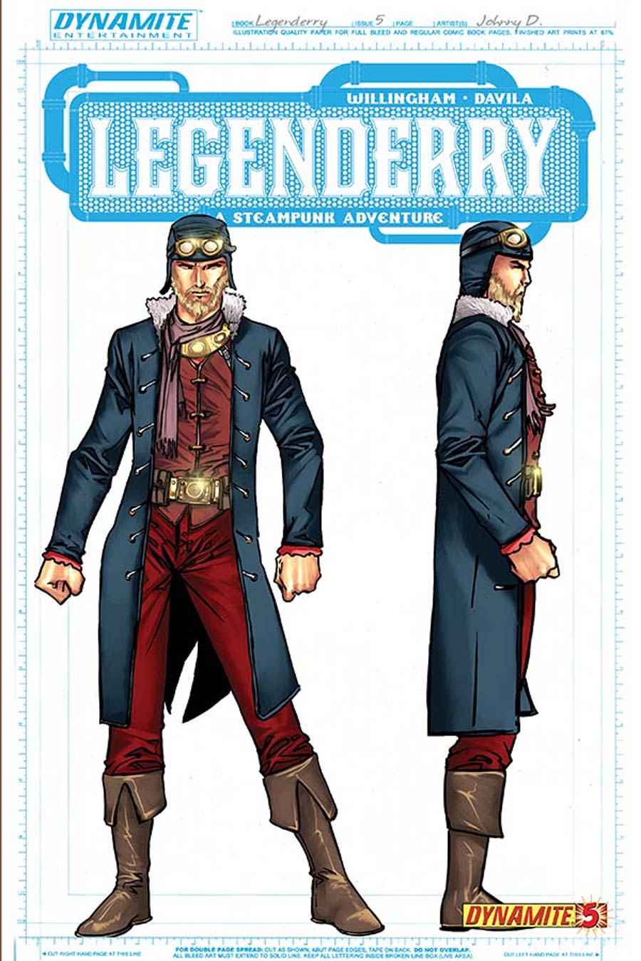 Legenderry A Steampunk Adventure #5 Cover B Incentive Flash Gordon Concept Art Variant Cover