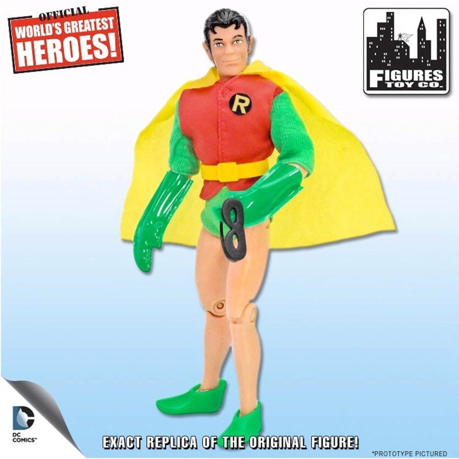 Batman Retro 8-Inch Action Figure Series 3 - Robin With Removable Mask