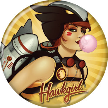 DC Comics 1.25-inch Button - Hawkgirl Bombshells (84003)
