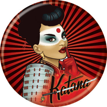 DC Comics 1.25-inch Button - Katana Bombshells (84002)