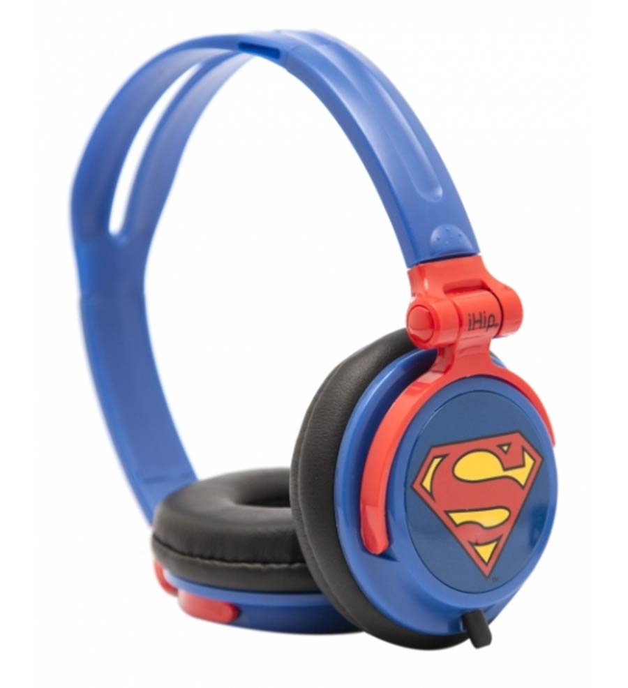DC Comics Folding Headphones - Superman Logo