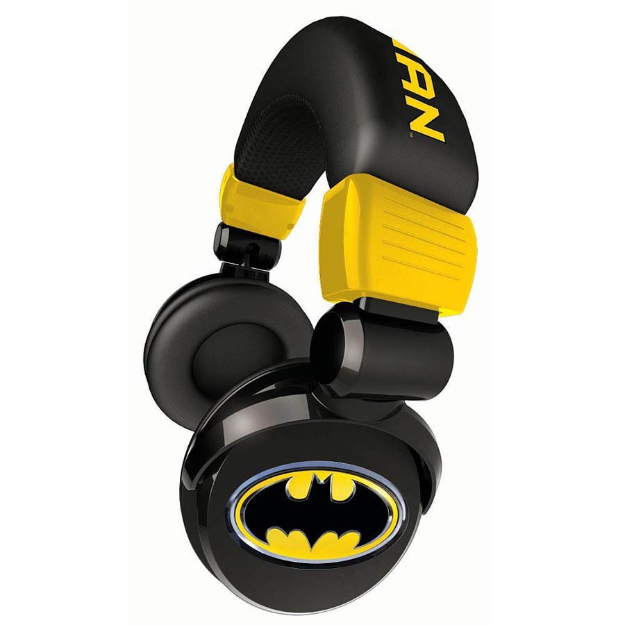DC Comics DJ Headphones Black - Superman Logo