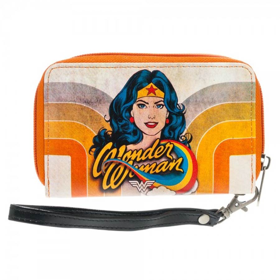 DC Comics Zip Wallet - Wonder Woman Retro Logo