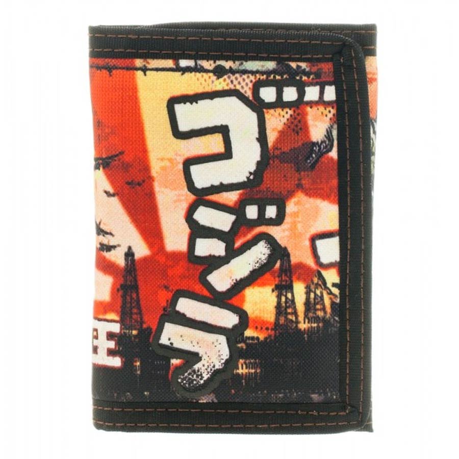 Godzilla Tri-Fold Wallet - Poster Art Velcro