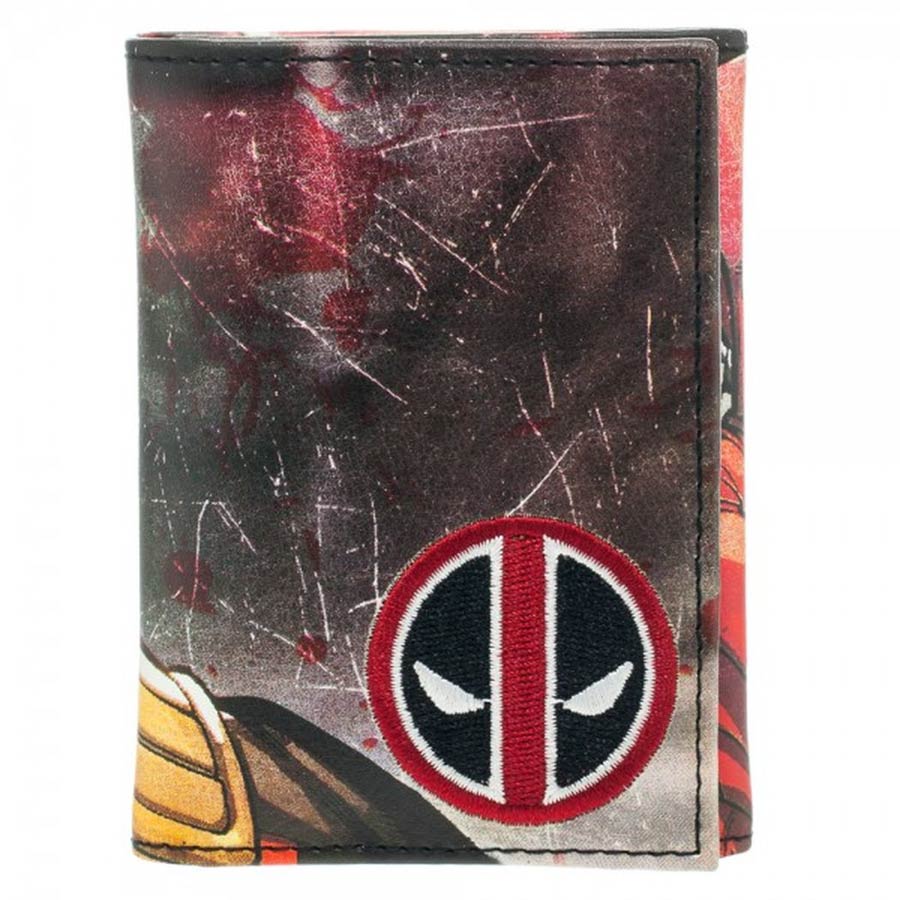 Marvel Comics Tri-Fold Wallet - Deadpool Symbol