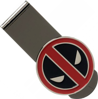 Marvel Comics Metal Badge Money Clip - Deadpool Symbol