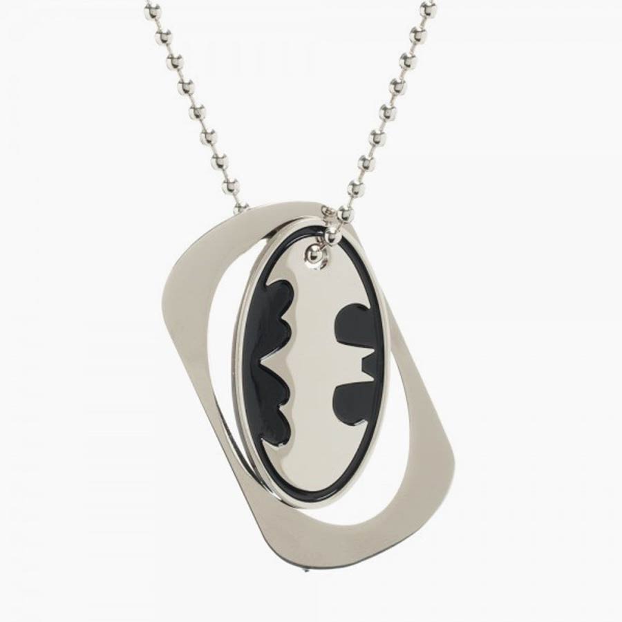 DC Comics Metal Dog Tag - Batman Symbol Cut Out