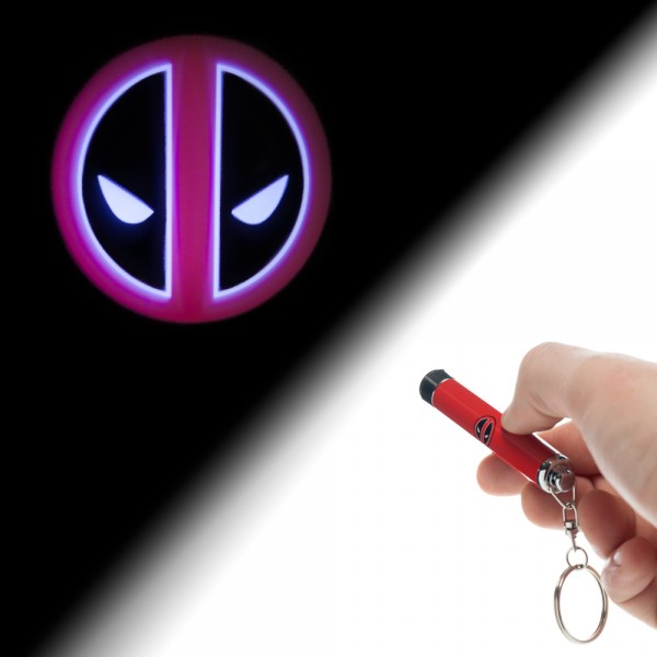 Marvel Comics Flashlight Keychain - Deadpool Symbol