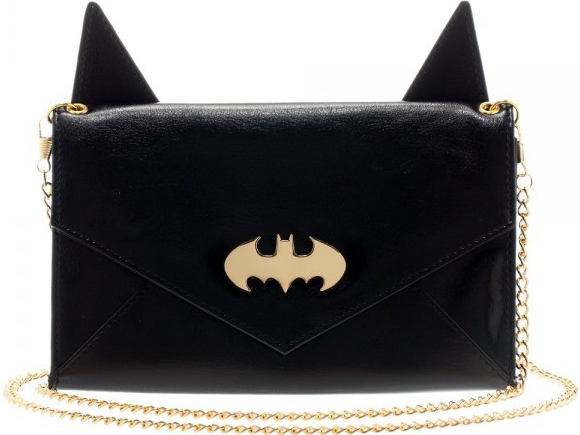 DC Comics Envelope Chain Wallet - Batman Symbol With Ears