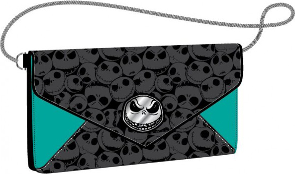 Nightmare Before Christmas Envelope Chain Wallet - Jack Skulls