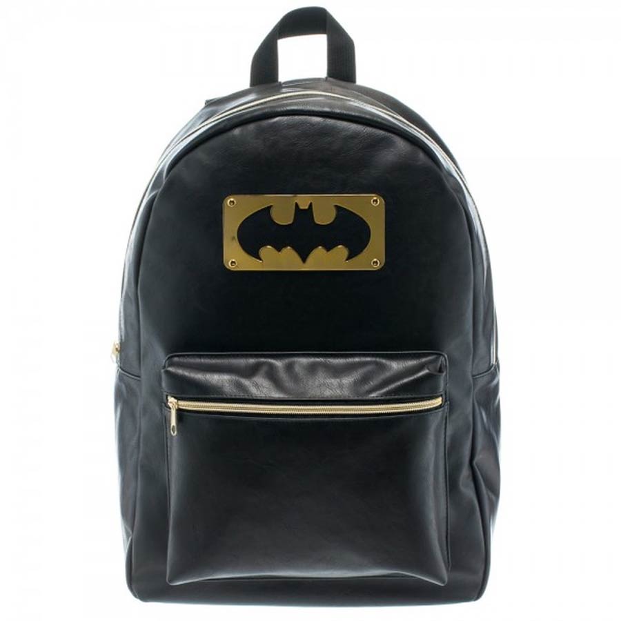 DC Comics Backpack - Batman Symbol Metal Cut Out
