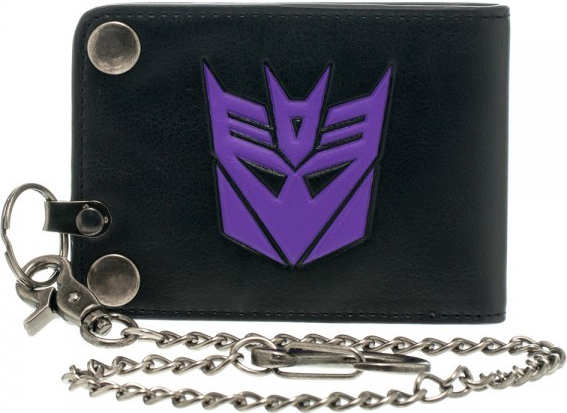 Transformers Bi-Fold Snap Wallet - Decepticons Symbol