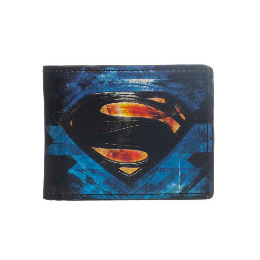 DC Comics Bi-Fold Wallet - Superman Man Of Steel Chromium