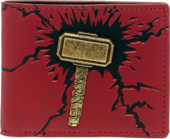 Marvel Comics Bi-Fold Wallet - Thor Dark World Hammer