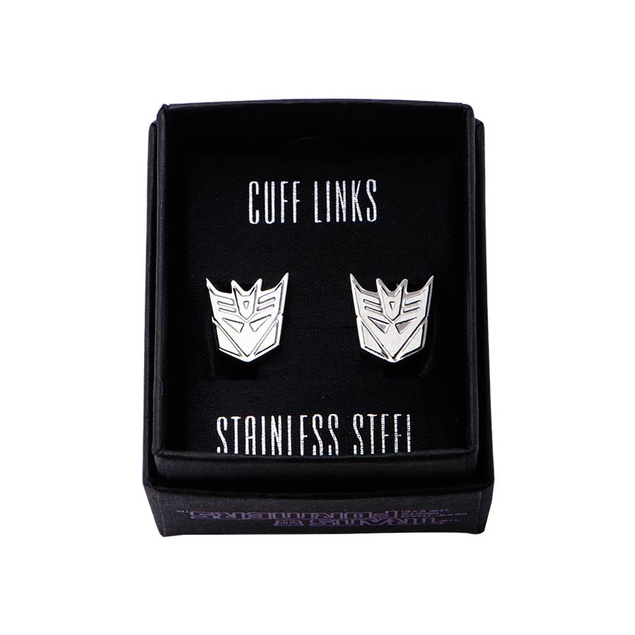 Transformers Stainless Steel Cuff Links - Decepticon