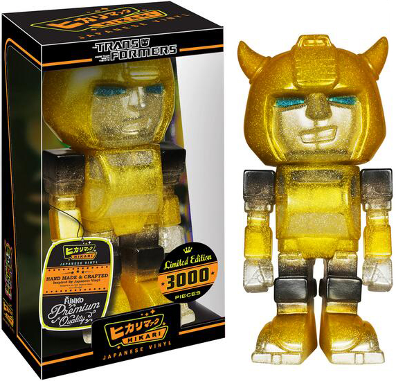 Hikari Transformers Bumblebee Clear Glitter Limited Edition Sofubi Figure