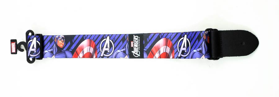 Marvel Comics Polyester Guitar Strap - Captain America