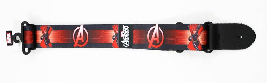 Marvel Comics Polyester Guitar Strap - Black Widow