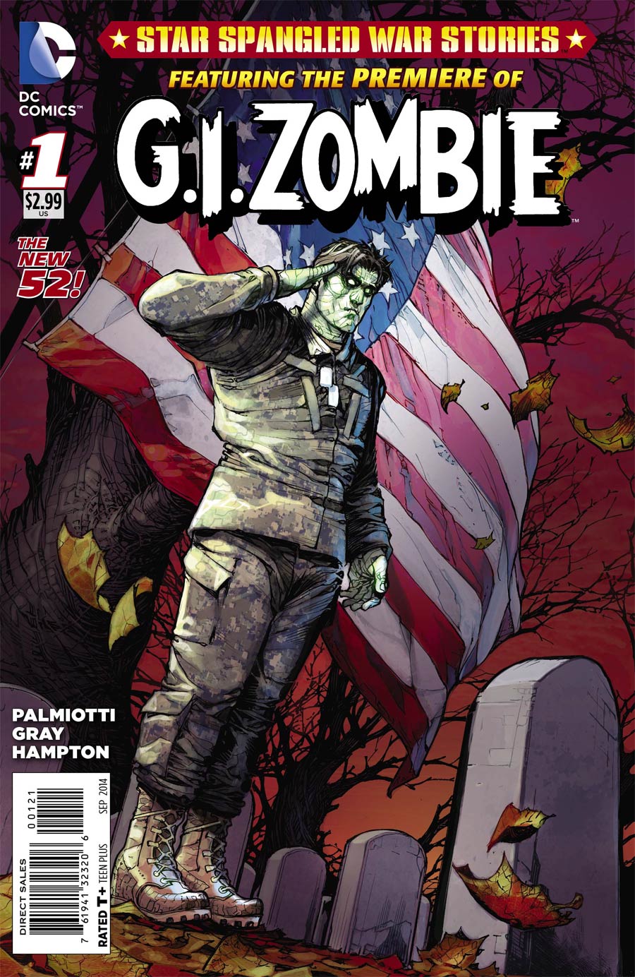 Star-Spangled War Stories Featuring GI Zombie #1 Incentive Darwyn Cooke Variant Cover