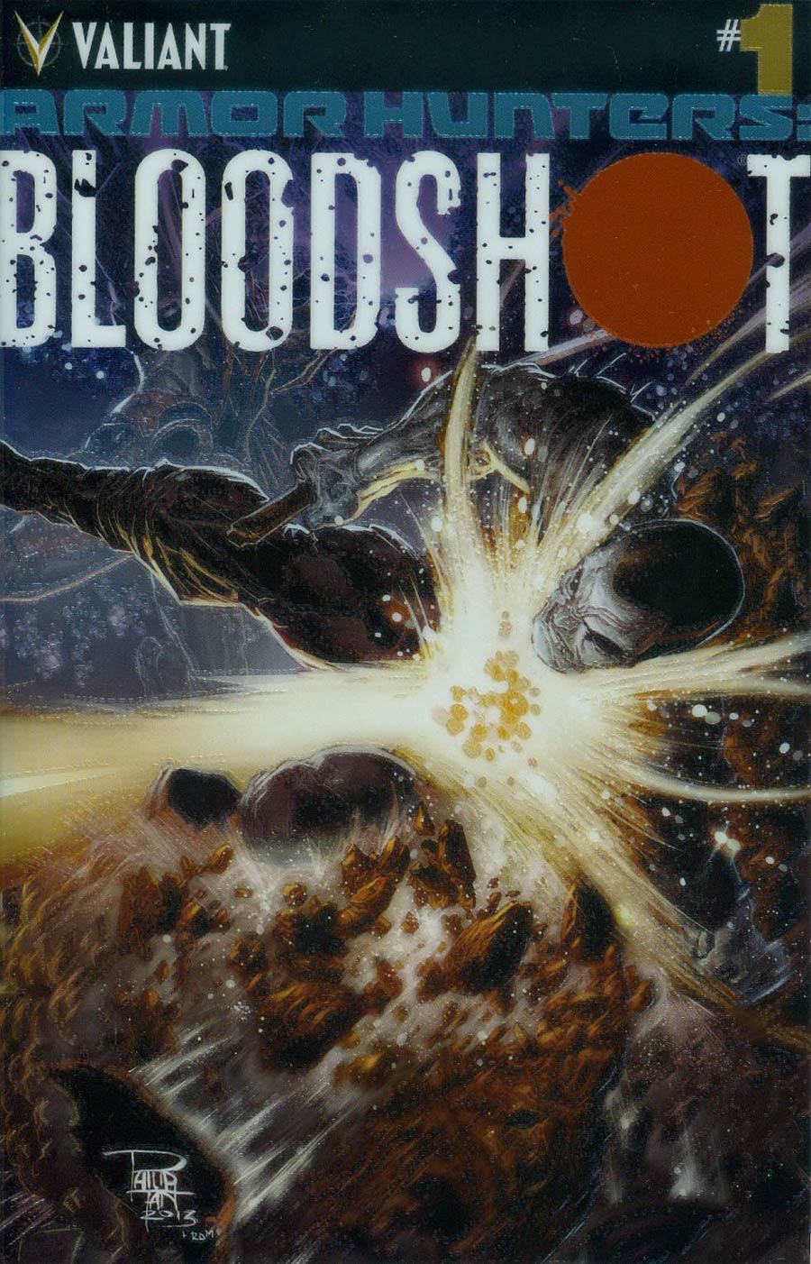 Armor Hunters Bloodshot #1 Cover B Variant Philip Tan Chromium Cover