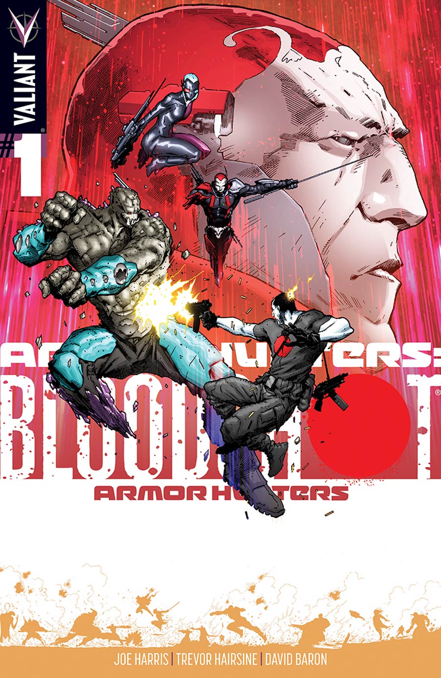 Armor Hunters Bloodshot #1 Cover E Incentive Trevor Hairsine Armor Hunters Variant Cover