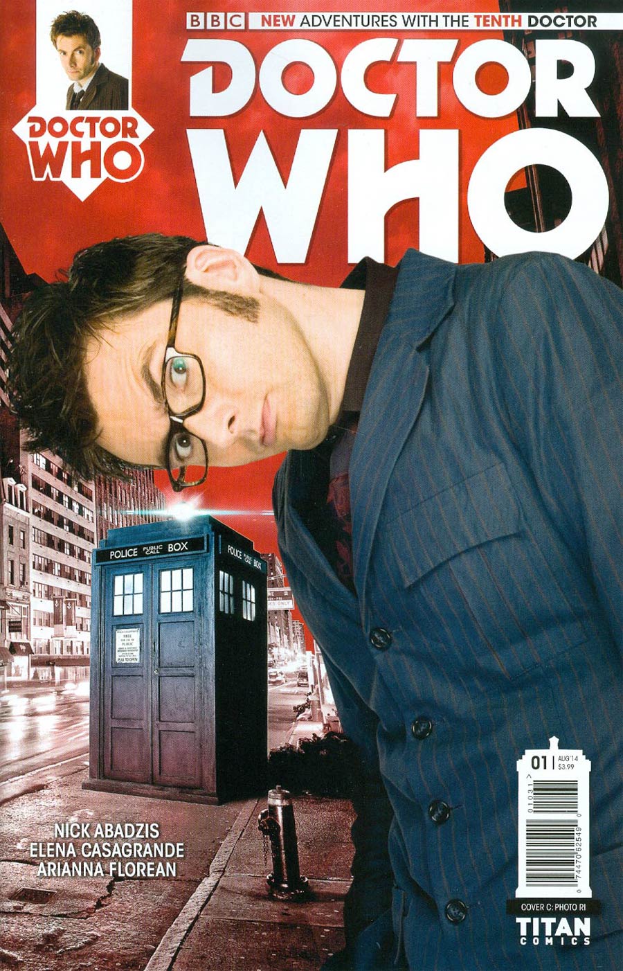 Doctor Who 10th Doctor #1 Cover F Incentive Photo Variant Cover