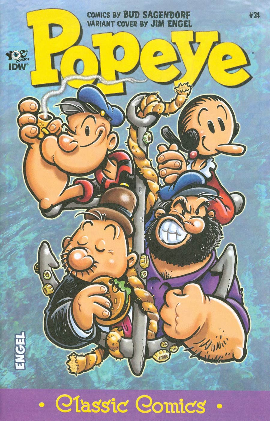 Classic Popeye #24 Cover B Incentive Jim Engel Variant Cover