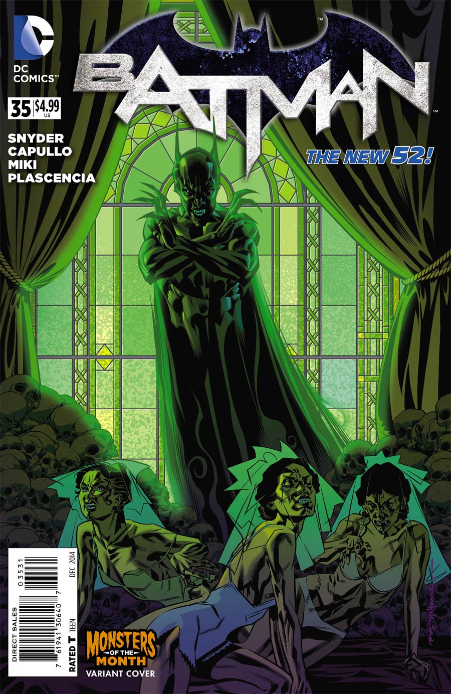 Batman Vol 2 #35 Cover B Variant Brian Stelfreeze Monsters Cover