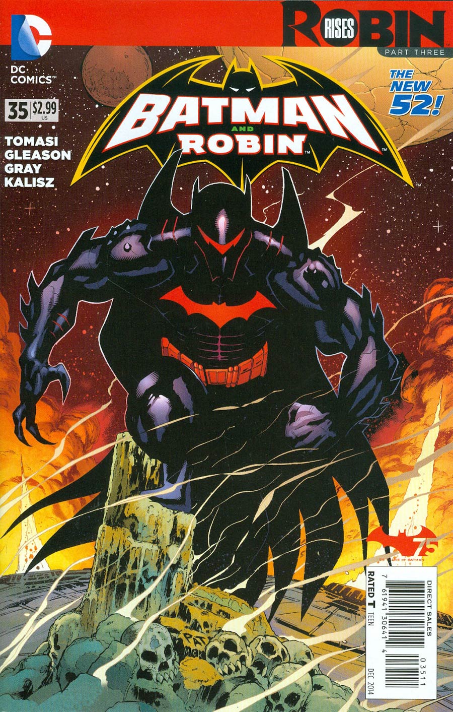 Batman And Robin Vol 2 #35 Cover A Regular Patrick Gleason Cover (Robin Rises Tie-In)