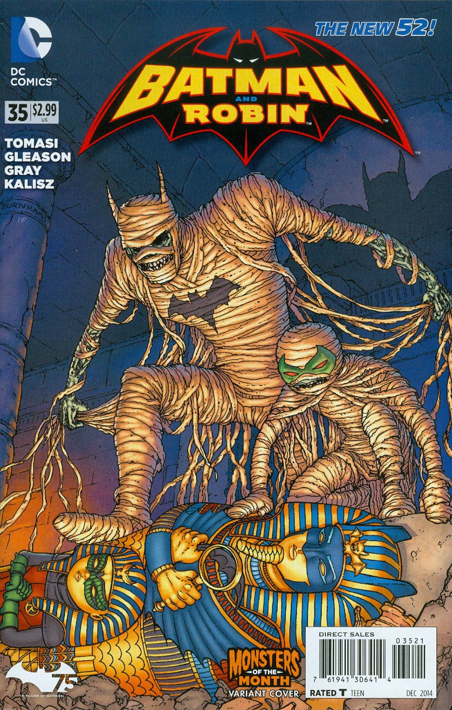 Batman And Robin Vol 2 #35 Cover B Variant Chris Burnham Monsters Cover (Robin Rises Tie-In)