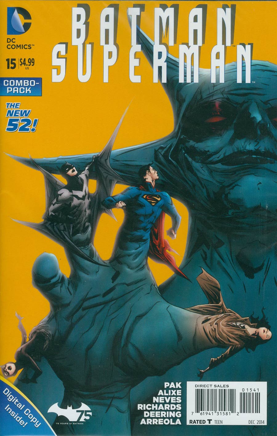Batman Superman #15 Cover C Combo Pack With Polybag