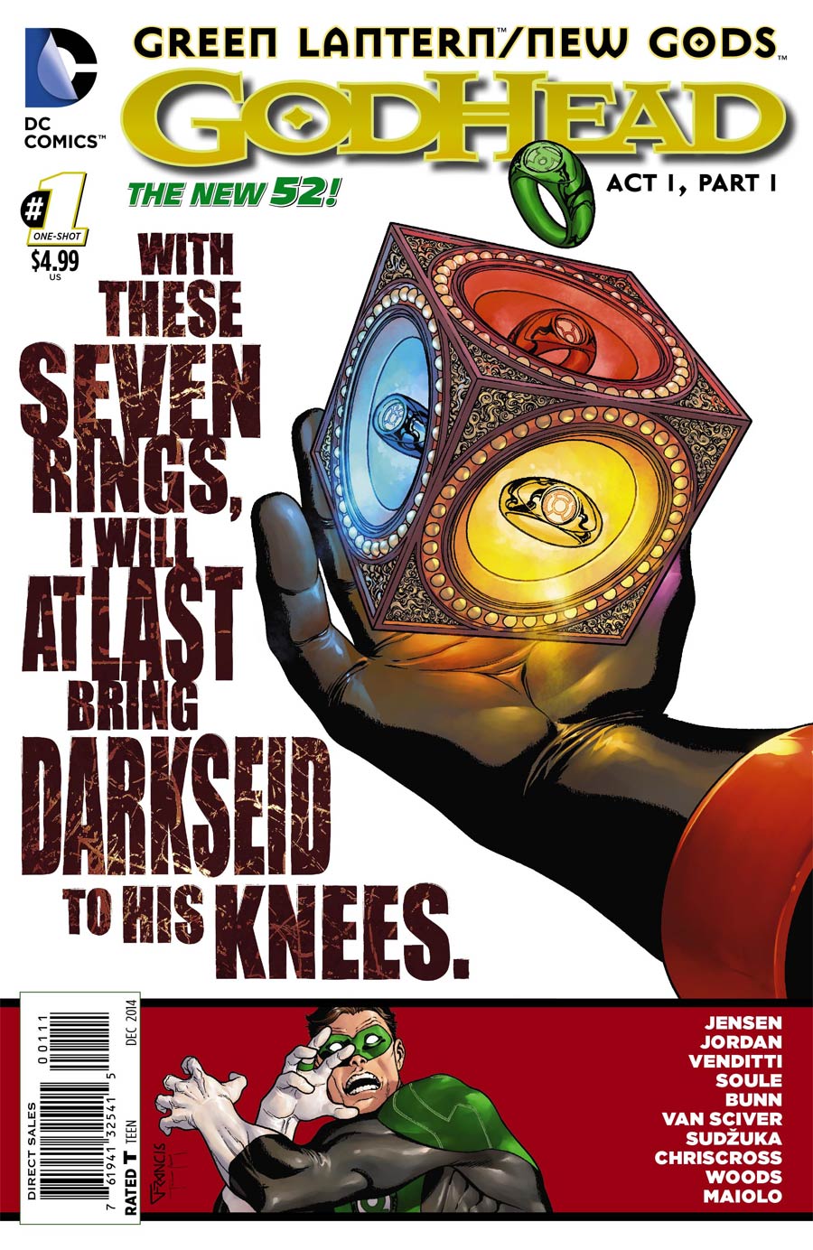 Green Lantern New Gods Godhead #1 Cover A Regular Francis Portela Cover (Godhead Act 1 Part 1)