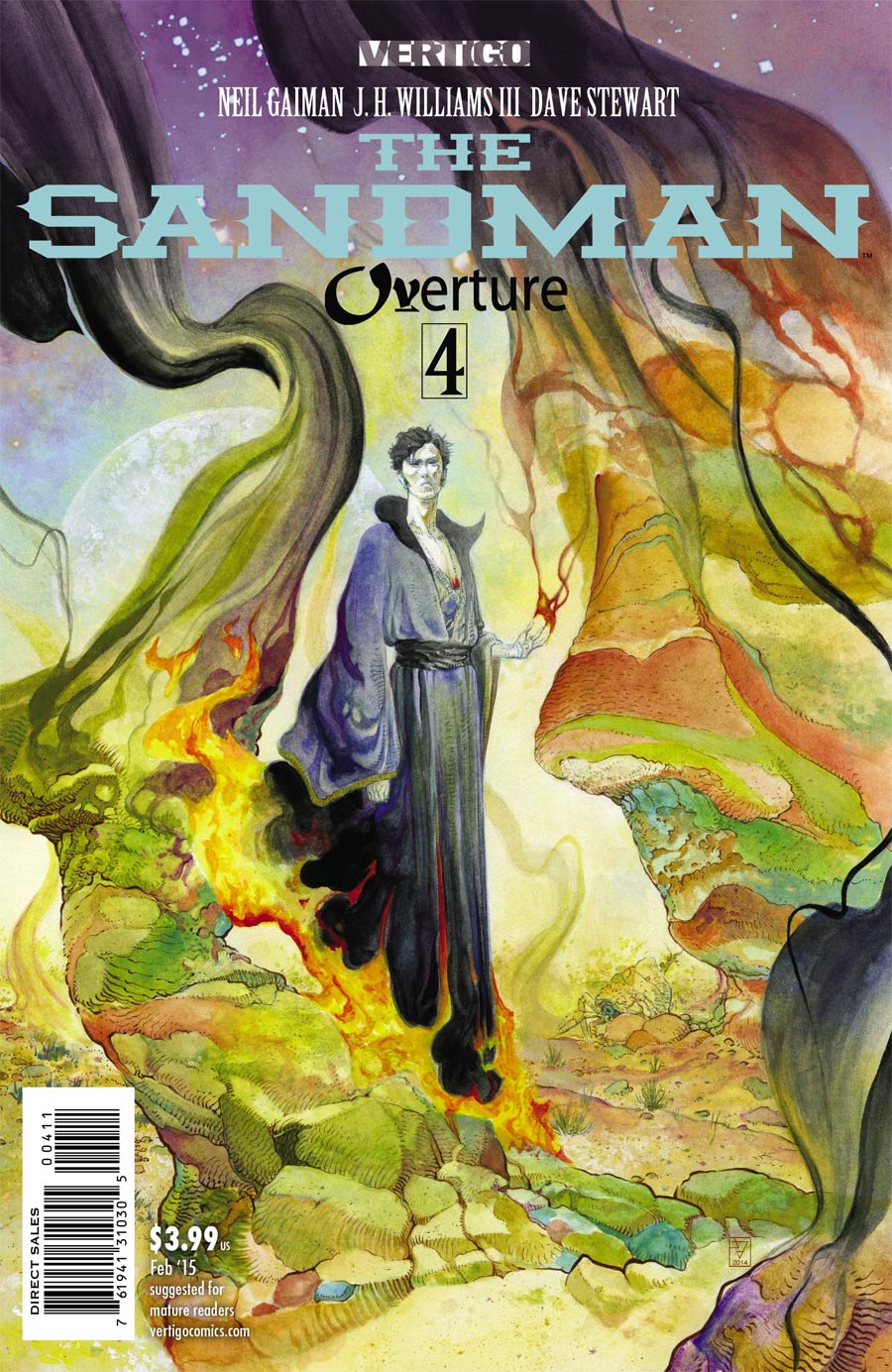 Sandman Overture #4 Cover A Regular JH Williams III Cover