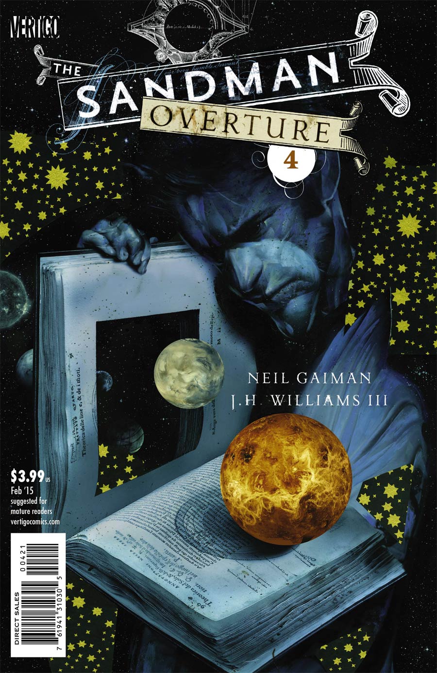 Sandman Overture #4 Cover B Regular Dave McKean Cover