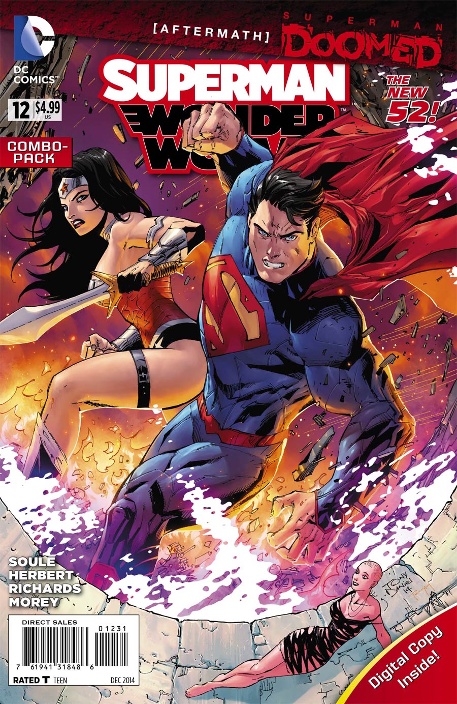 Superman Wonder Woman #12 Cover A Regular Tony S Daniel Cover (Superman Doomed Aftermath)