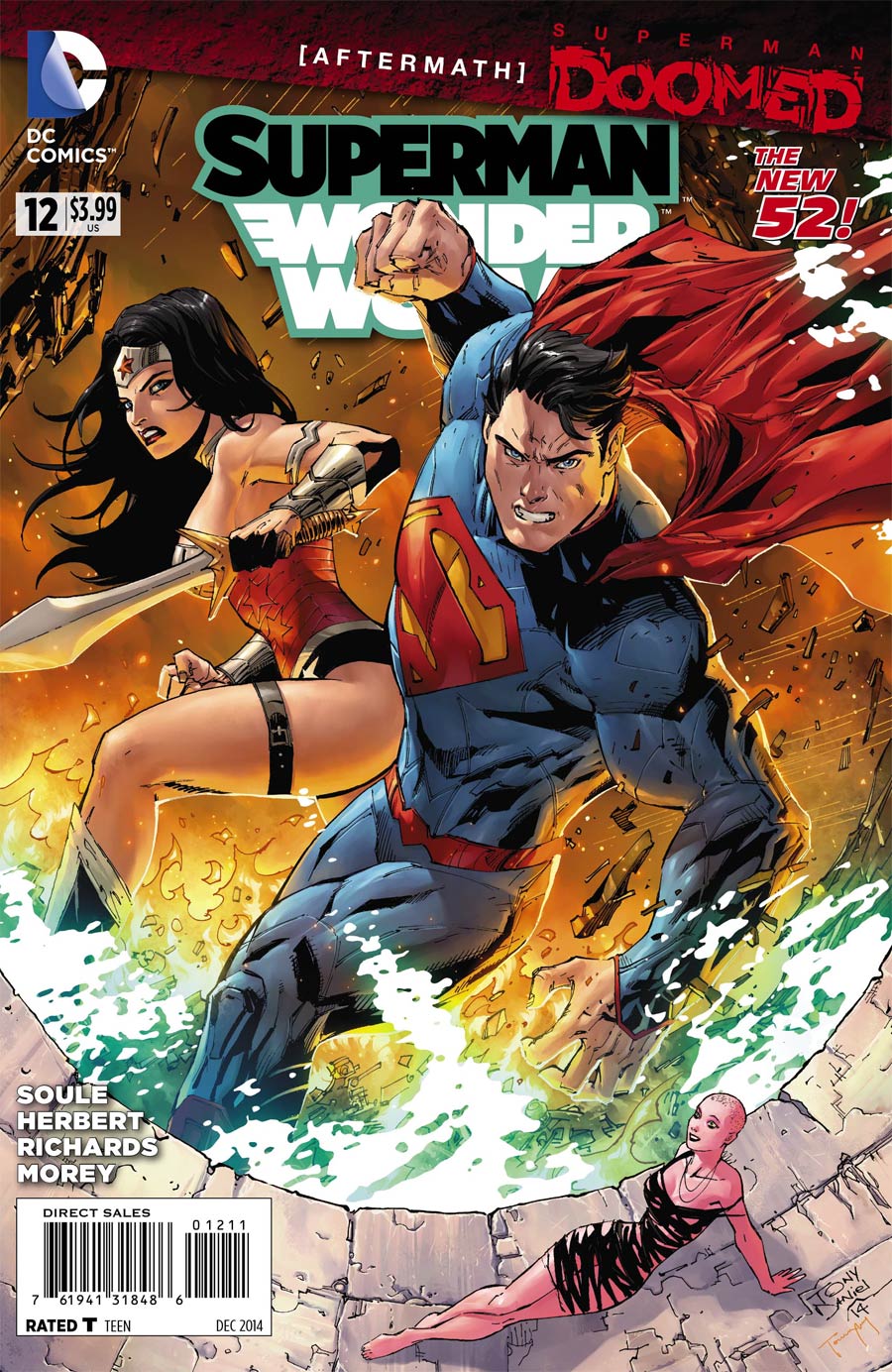 Superman Wonder Woman #12 Cover C Combo Pack With Polybag (Superman Doomed Aftermath)