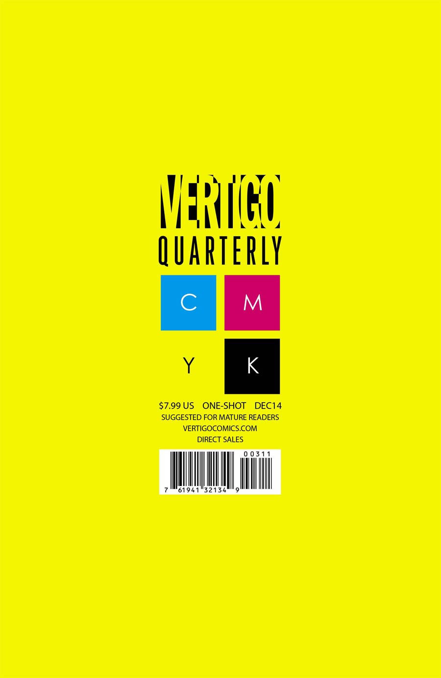 Vertigo Quarterly Yellow #1