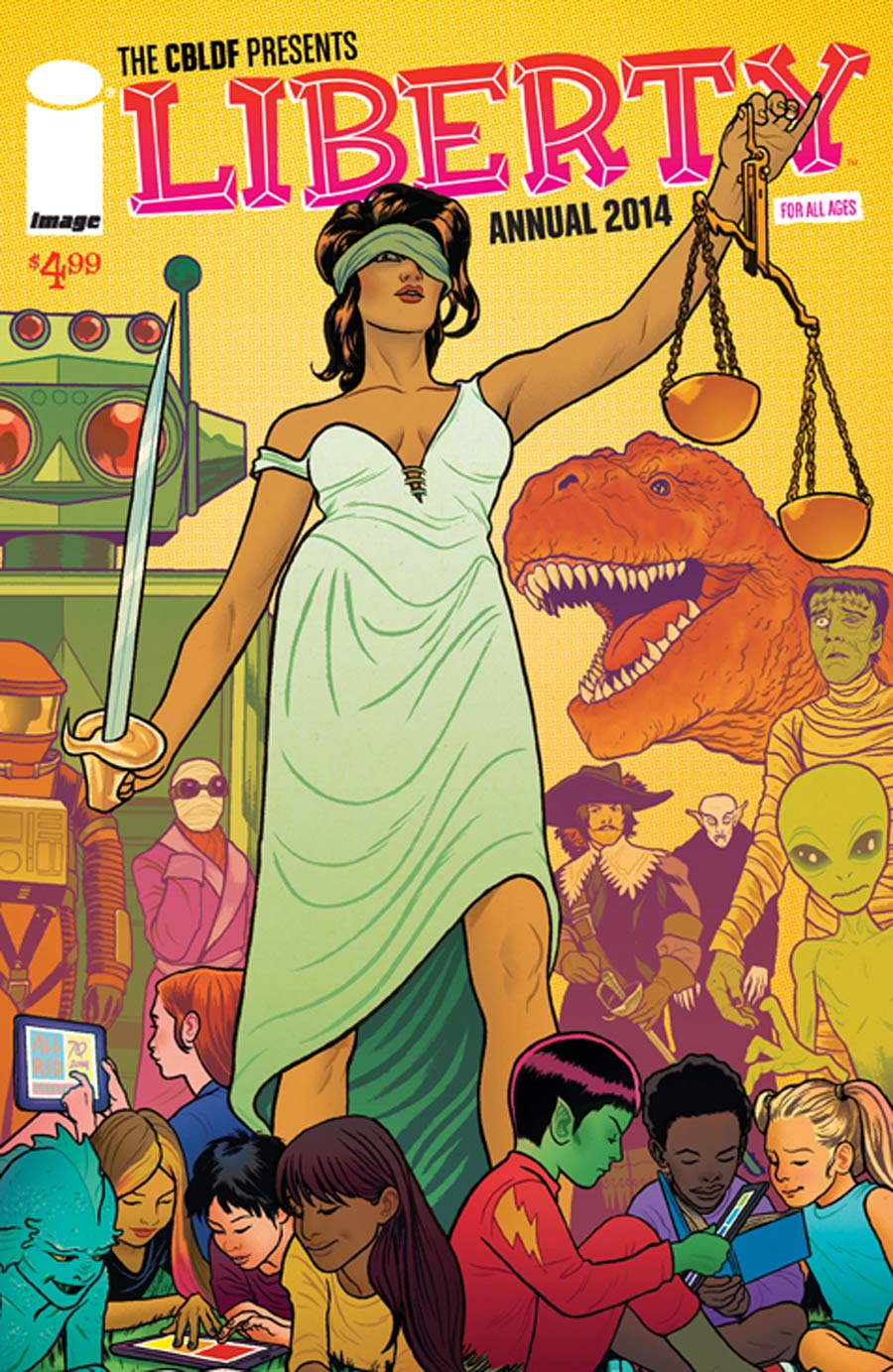 CBLDF Liberty Annual 2014 Cover A Mike Allred Joe Quinones Maris Wicks