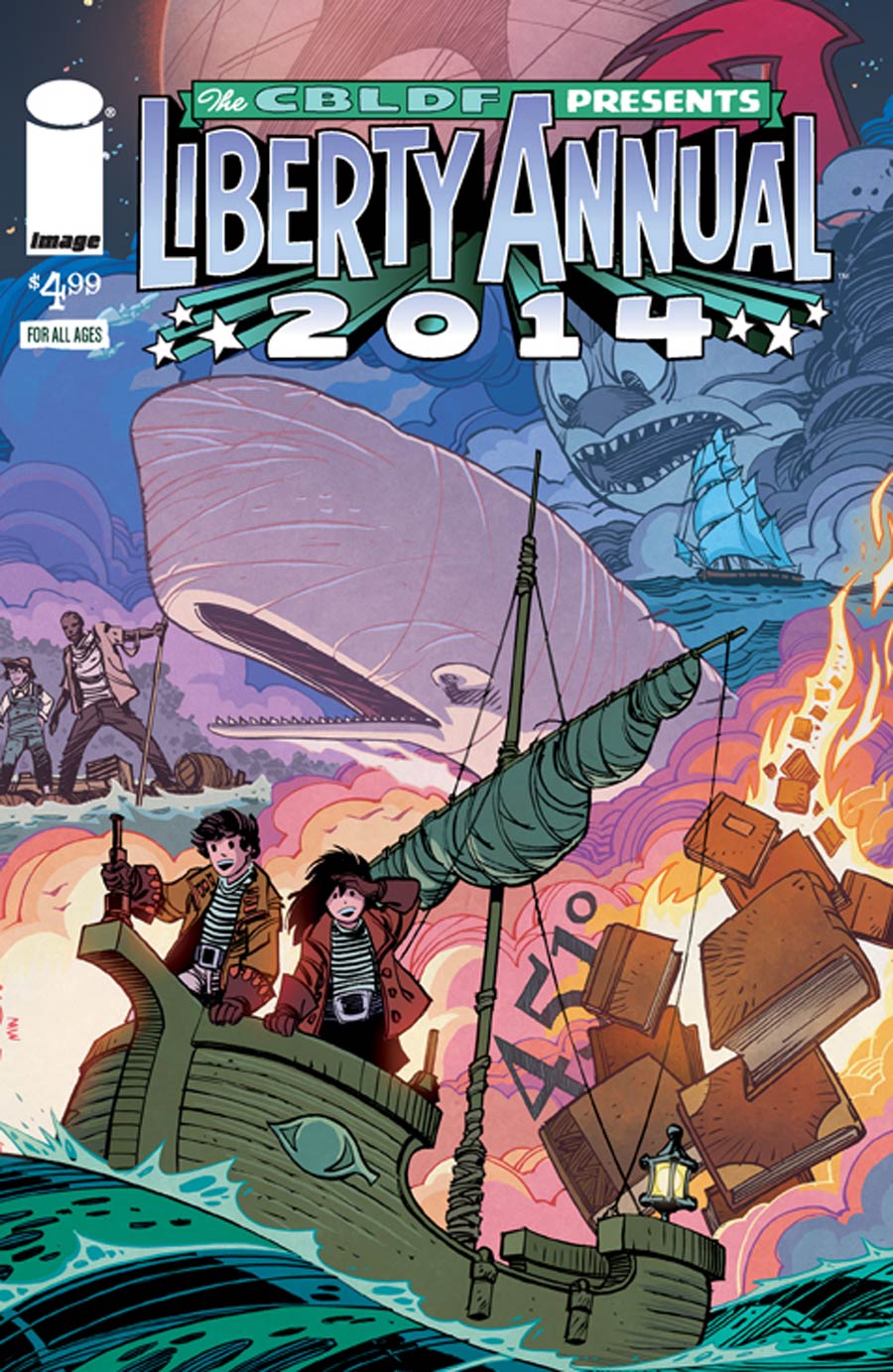 CBLDF Liberty Annual 2014 Cover B Walter Simonson Matthew Wilson Dee Cunniffe