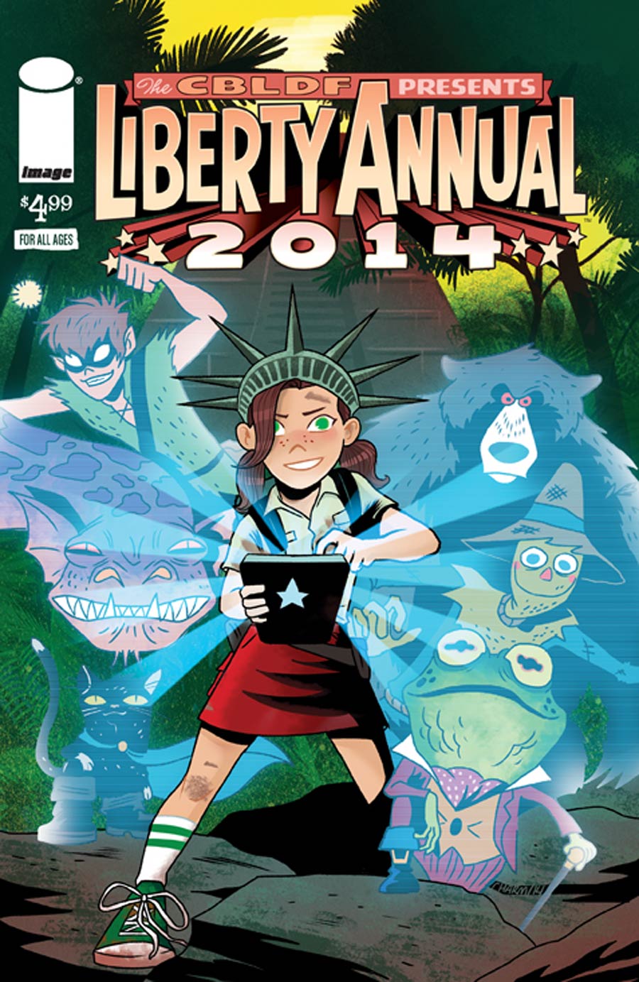 CBLDF Liberty Annual 2014 Cover C Derek Charm