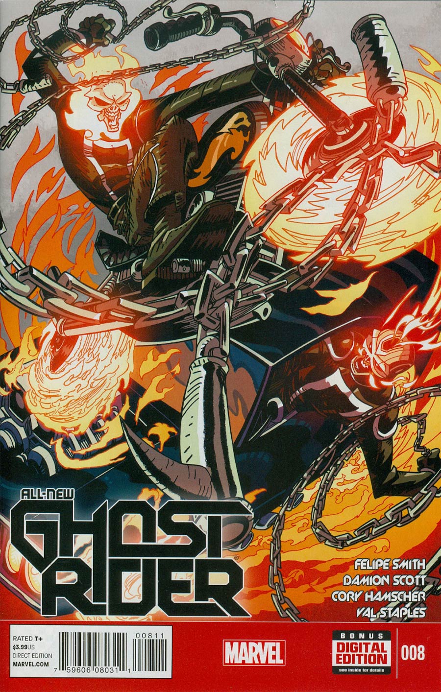 All-New Ghost Rider #8 Cover A Regular Damion Scott Cover