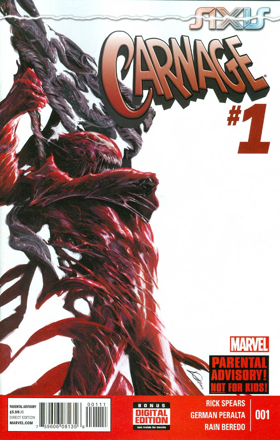 AXIS Carnage #1 Cover A Regular Alexander Lozano Cover