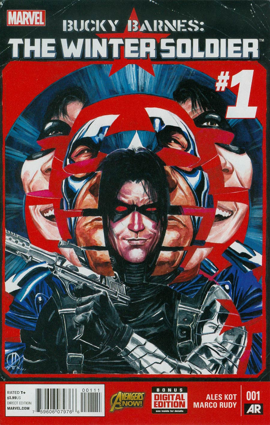 Bucky Barnes Winter Soldier #1 Cover A Regular Marco Rudy Cover