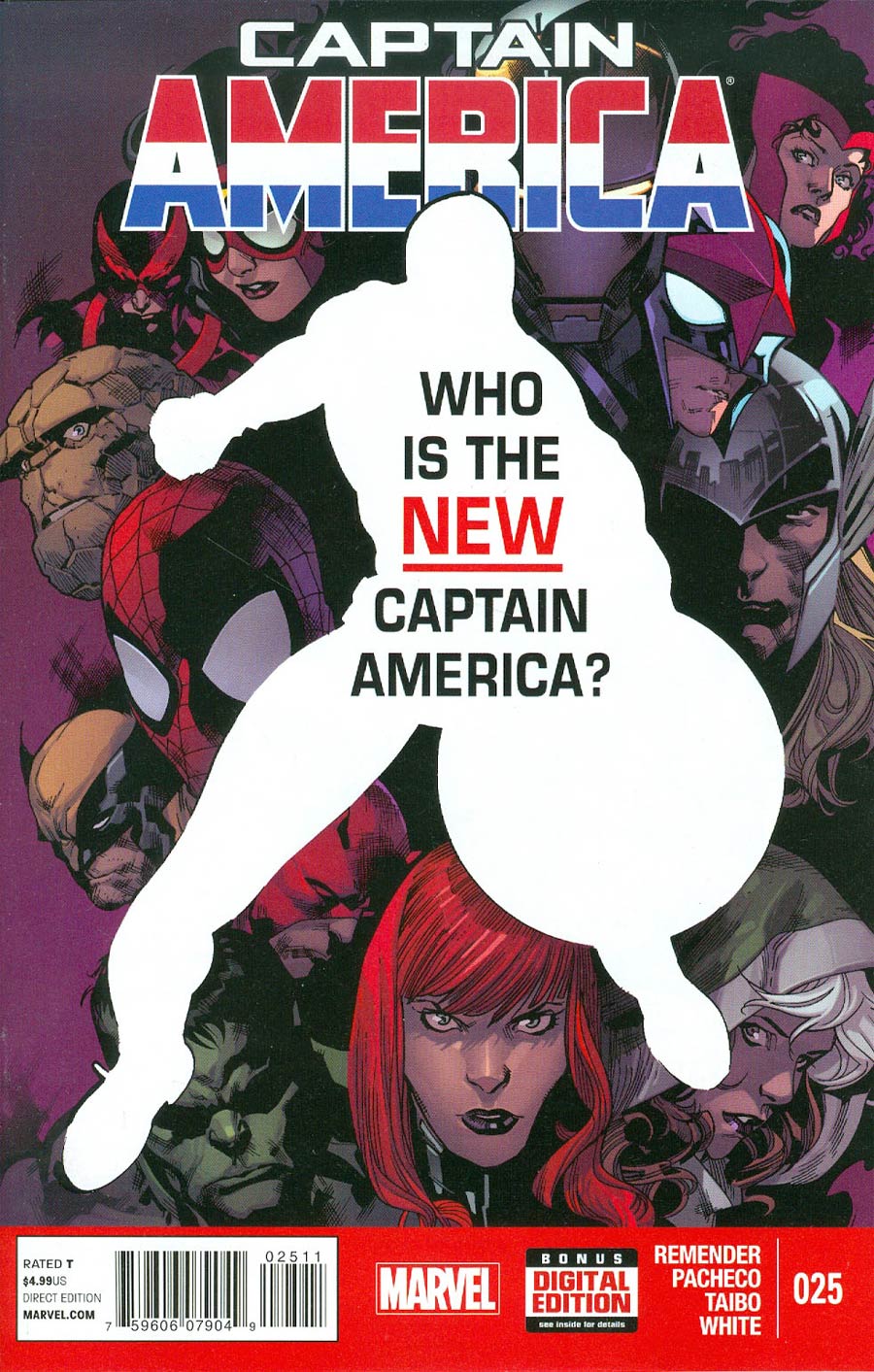Captain America Vol 7 #25 Cover A 1st Ptg Regular Stuart Immonen Cover