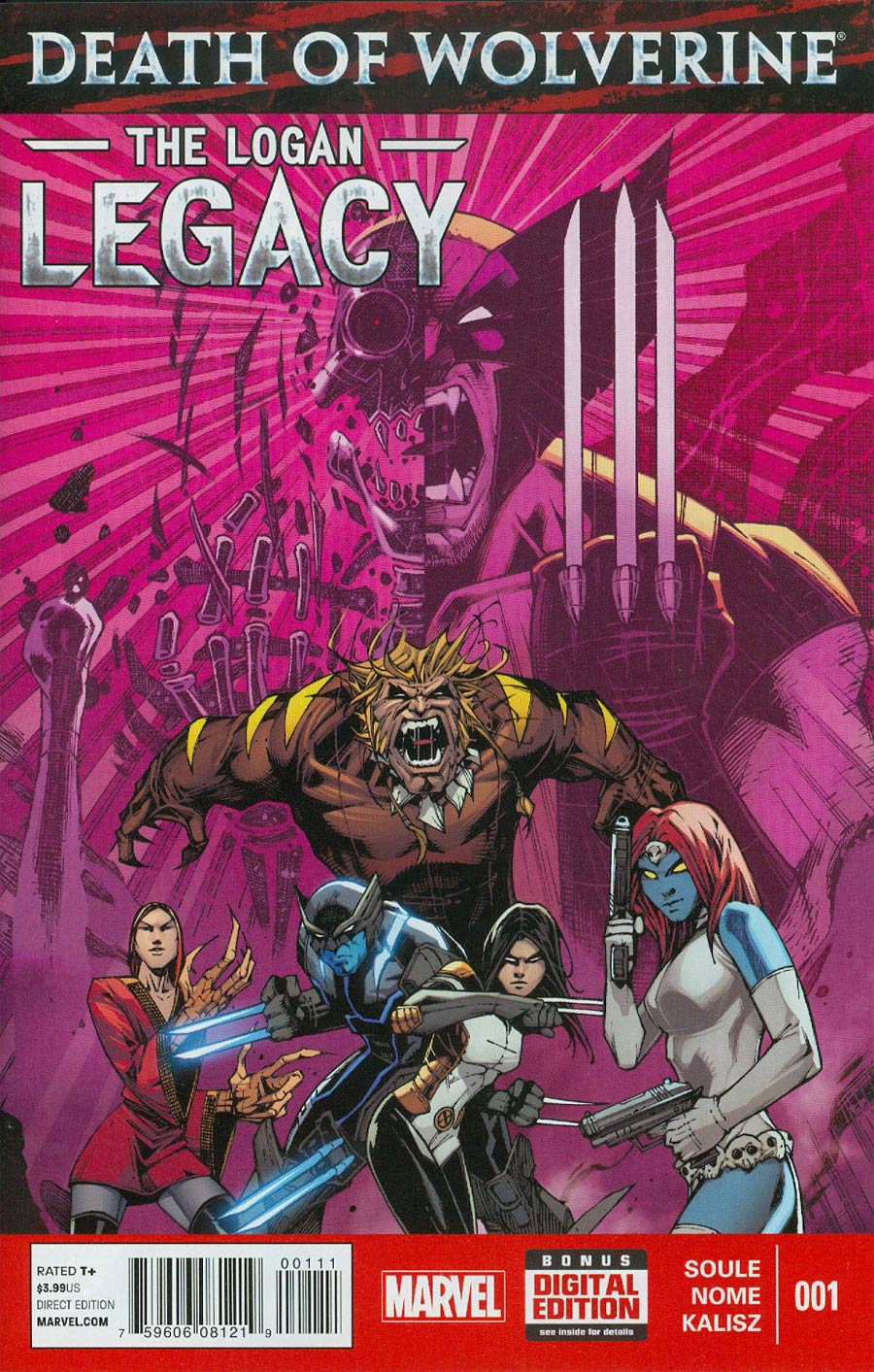 Death Of Wolverine Logan Legacy #1 Cover A Regular Oliver Nome Cover